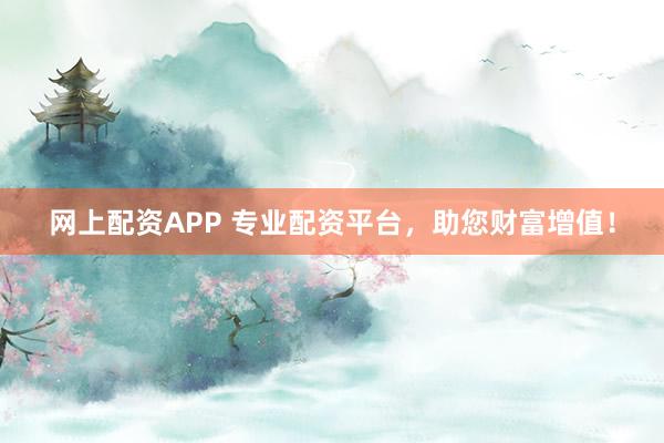 网上配资APP 专业配资平台，助您财富增值！