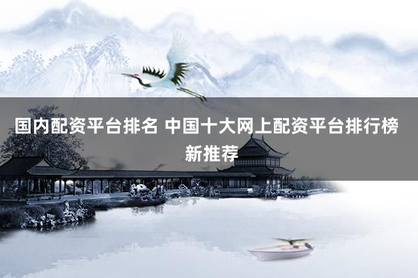 国内配资平台排名 中国十大网上配资平台排行榜  新推荐