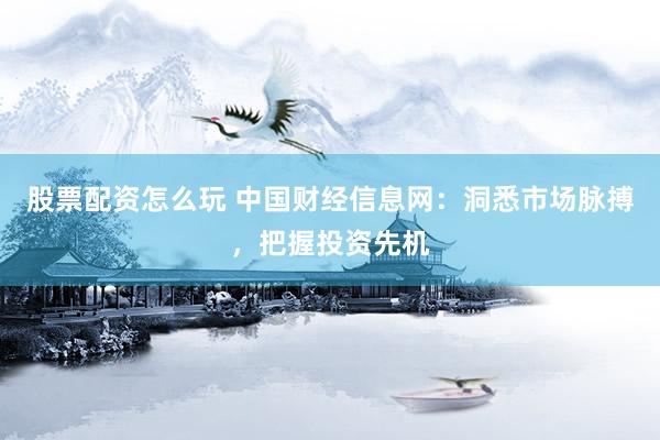 股票配资怎么玩 中国财经信息网：洞悉市场脉搏，把握投资先机