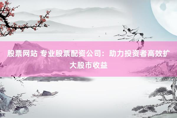 股票网站 专业股票配资公司：助力投资者高效扩大股市收益